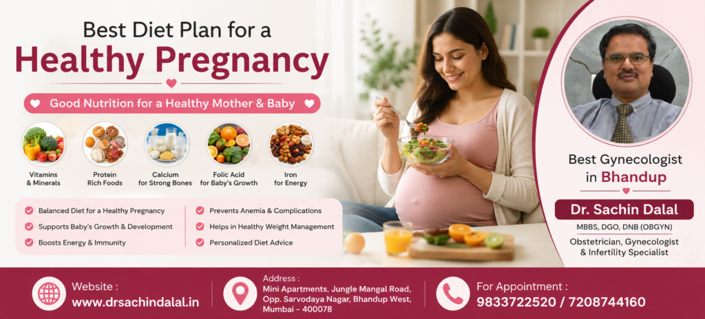 Pregnancy Diet Tips | Best Gynecologist in Bhandup