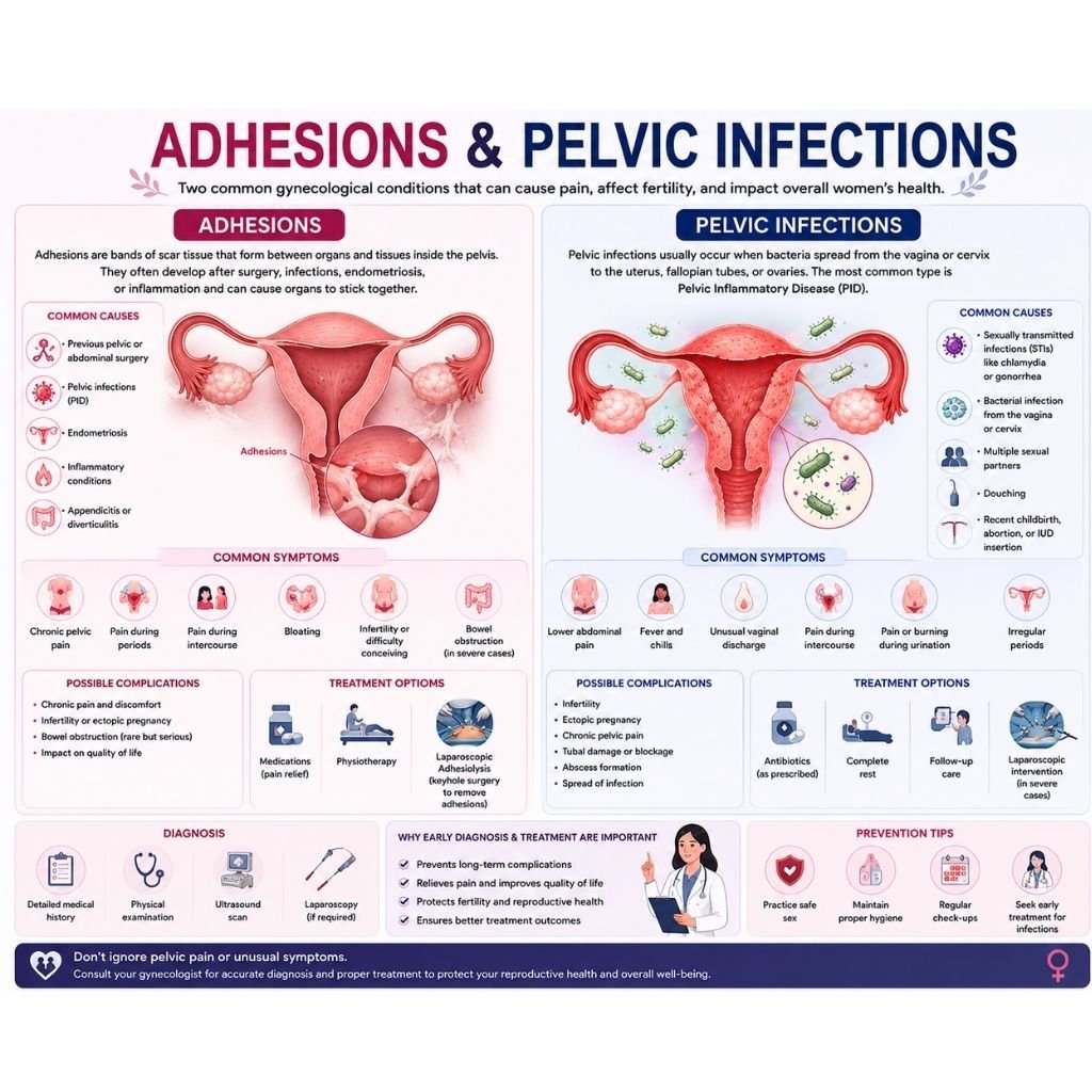 Laparoscopic Surgeon for Adhesions & Pelvic Infections​
