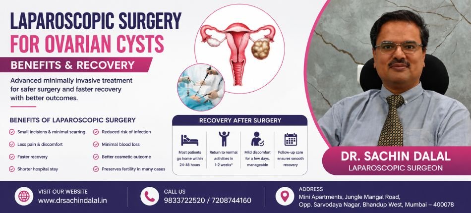 Laparoscopic Surgeon for Ovarian Cysts | Dr. Sachin Dalal