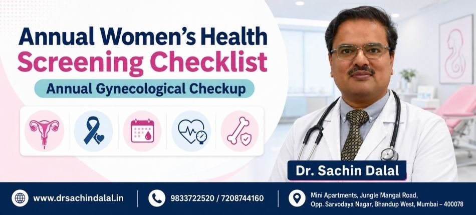 Annual Gynecological checkup | Dr. Sachin Dalal