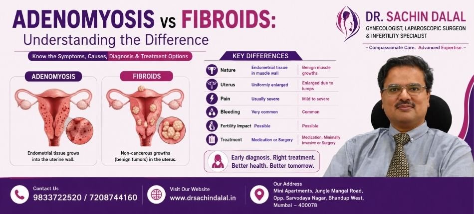 Adenomyosis vs Fibroids | Dr.Sachin Dalal