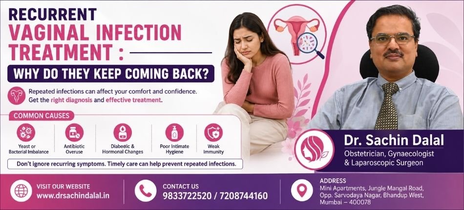 Dr Sachin Dalal | Gynecologist in Bhandup Mumbai Recurrent Vaginal Infection Treatment | Dr. Sachin Dalal