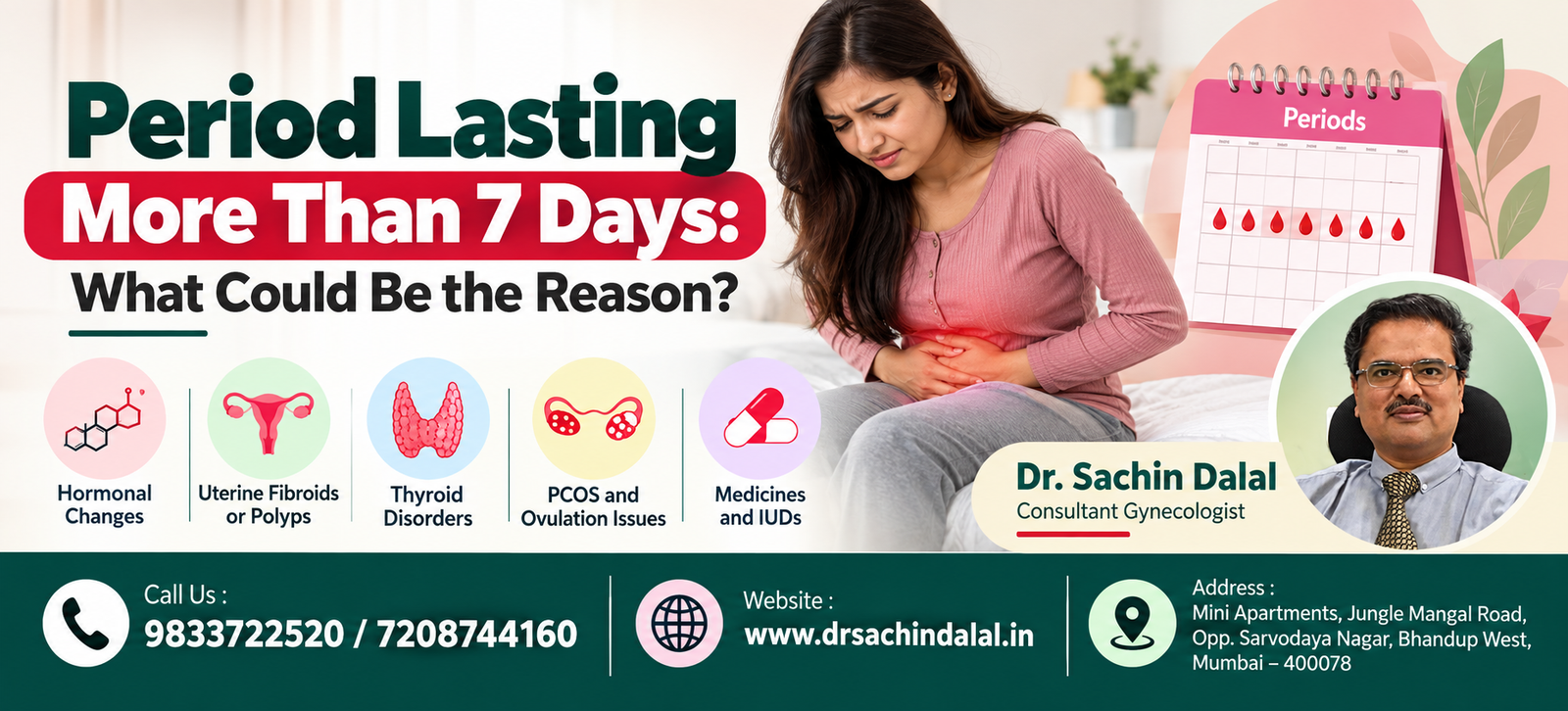 Period Lasting More Than 7 Days | Dr. Sachin Dalal
